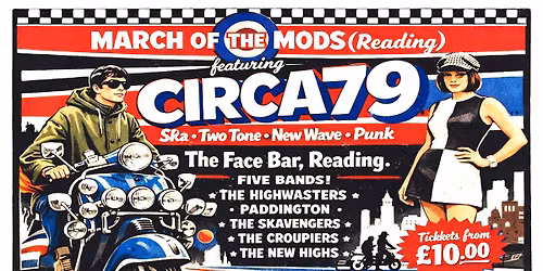 Two Tone Ska, Punk & New Wave: CIRCA79 Live @ March Of The Mods, Reading
