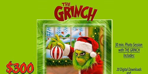 The Grinch visits Tina Polenberg Photography