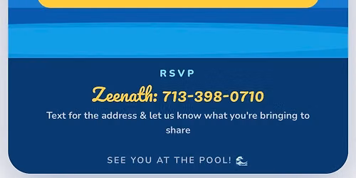 Summer Camp Series Pool Party