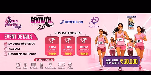Run For Hope Chennai 2026