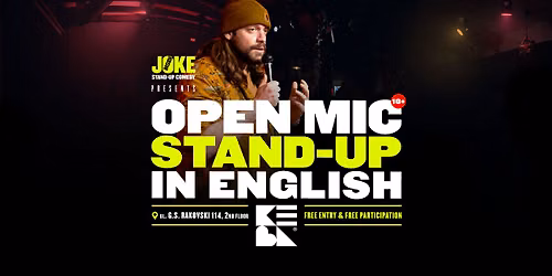 Open Mic Stand-up Comedy in English \/\/ Inside Joke x KEVA \/\/ 1 JUNE