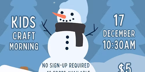 Do you want to build a snowman at The Bottled Bean