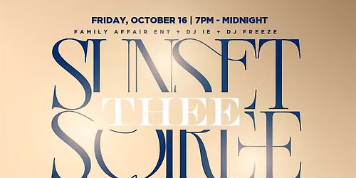 THEE Sunset Soiree