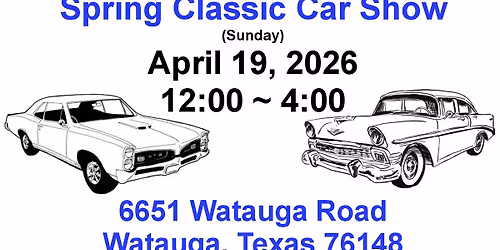 Texas Billiards Spring Classic Car Show