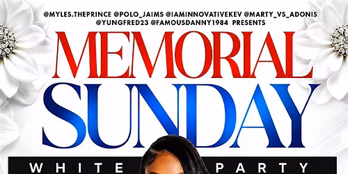 Memorial Day Sunday @ Society (Indoor\/Outdoor) Everyone Free Till 11PM