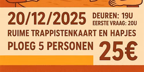 De Chaud Quiz t.v.v. De warmste week 