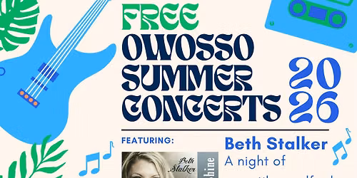 Owosso Summer Concerts @ the Amphitheater - Beth Stalker