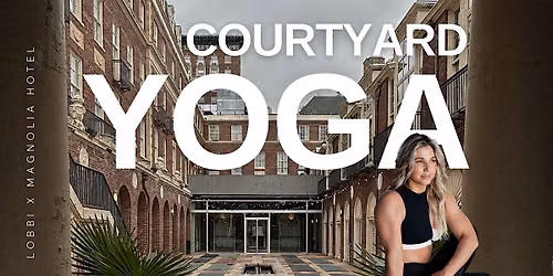 Morning Yoga in the Courtyard