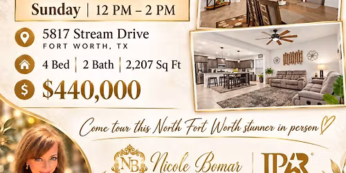 \ud83c\udfe1 OPEN HOUSE | 4-Bedroom Fossil Creek Stunner | 5817 Stream Dr