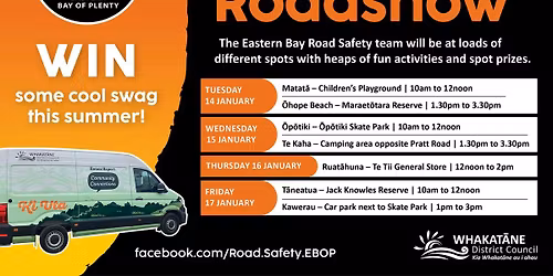 Road Safety Summer Roadshow - Kawerau