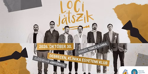 L\u00f3ci j\u00e1tszik \/\/ Klinika Egyetemi Klub \/\/ Vend\u00e9g: Temesi Blanka, \u00c1rny\u00e9kny\u00fal
