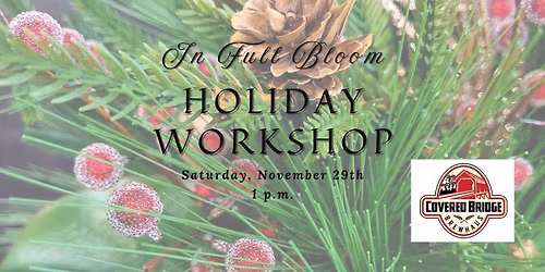 Holiday Arrangement Workshop