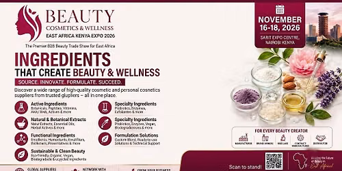 Beauty Cosmetics & Wellness East Africa Kenya Expo 2026