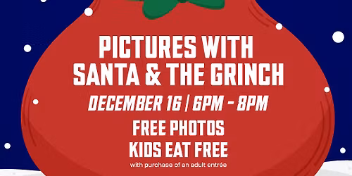 Pictures with Santa and the Grinch