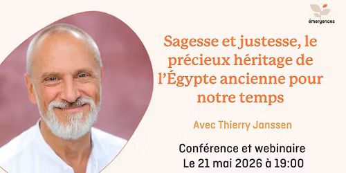 Conf\u00e9rence avec Thierry Janssen