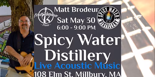 Matt Brodeur at Spicy Water Distillery