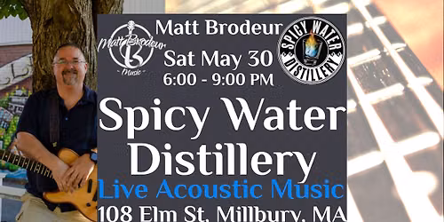 Matt Brodeur at Spicy Water Distillery