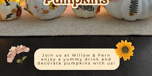 Floral Pumpkin Workshop - Come decorate pumpkins with us!