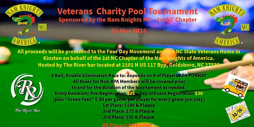 Veterans Charity Pool Tournament