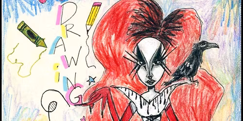 Queer Life Figure Drawing Session with drag performer "Death"