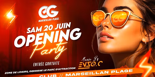 Opening Eg 2026, samedi 20 juin