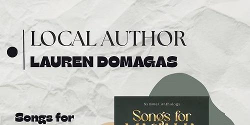 Local Author Lauren Domagas