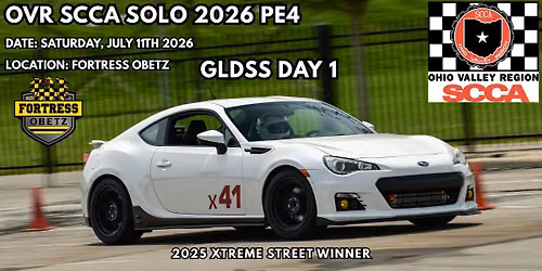 OVR SCCA Solo 2026 Points Event 4 (Great Lakes Divisional Day 1)