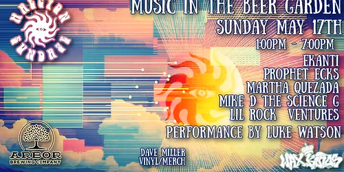 Halcyon Sundaze May 17th -   at Arbor Brewing Company - Ypsilanti 