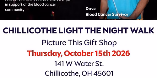Chilli Towner\u2019s Light the Night supporting ALL BLOOD CANCERS AND CANCERS
