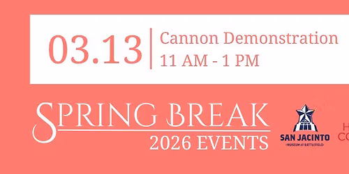 Spring Break 2026: Cannon Demonstration
