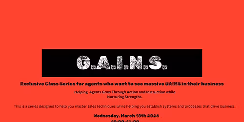 G.A.I.N.S- Content Creation Lab-Facebook Systems for Real Leads