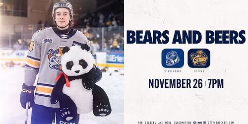 Bears and Beers vs. Brampton Steelheads (November 26th)