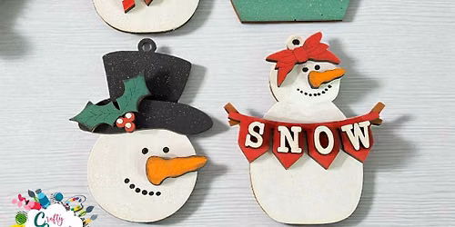 Snowman Snowball Ornament Workshop