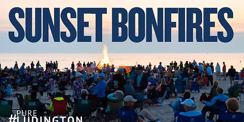Pure Ludington Sunset Beach Bonfires