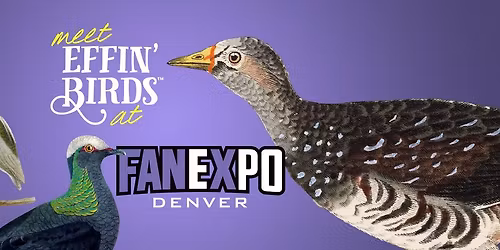 Effin\u2019 Birds at FAN EXPO Denver