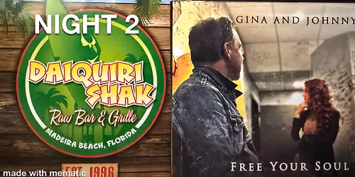 Night 2 of Gina and Johnny live in Madeira beach Fl