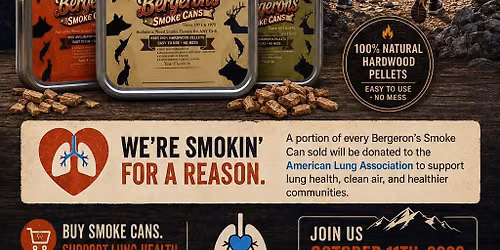 Bergeron's Smoke Cans Supporting Run the Rocks 2026