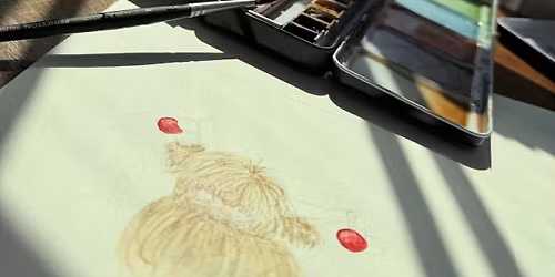 Create your own watercolor Christmas Cards 