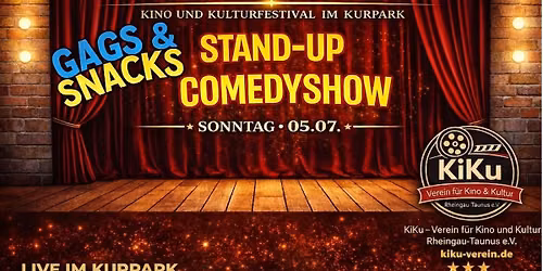 Comedy im Kurpark: Gags & Snacks Open Air
