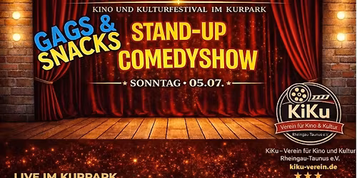 Comedy im Kurpark: Gags & Snacks Open Air