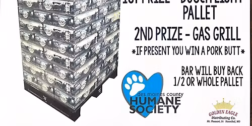 DMCHS Busch Light Beer Pallet\/Meat Raffle at Outpost Bar