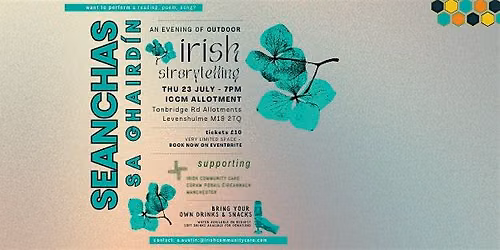 Seanchas sa Ghaird\u00edn: Outdoor Irish Storytelling