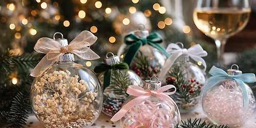 Sip and Create Holiday Keepsake Ornaments