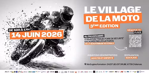 Le village de la moto 3\u00e8me Edition