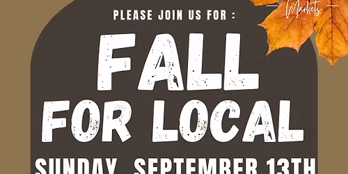 FALL FOR LOCAL - AT RAVINE