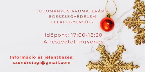 Illat \u00e9s besz\u00e9lget\u00e9s - Az \u00fcnnep illatai \u00e9s \u00e9rz\u00e9sei