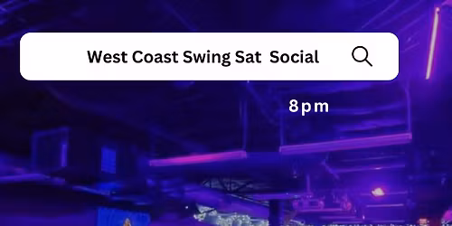 West Coast Swing Social May 23rd