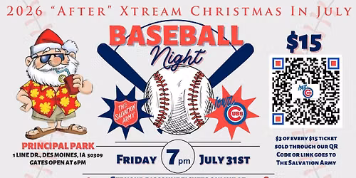 Salvation Army Night at the I-Cubs