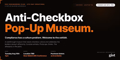 anticheckbox pop up museum - San Diego