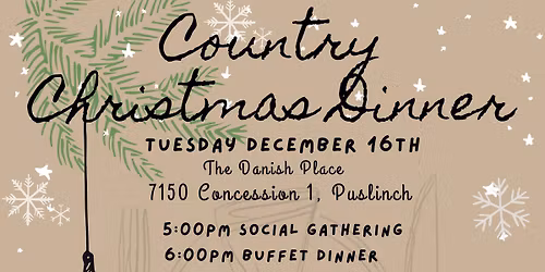 Country Christmas Dinner